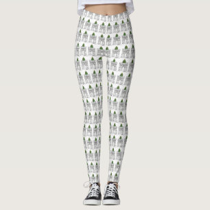 NYC Washington Carré Arch Christmas Tree Leggings