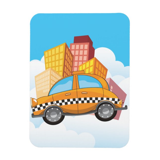 NYC Yellow Cab Magnet (Vertikal)