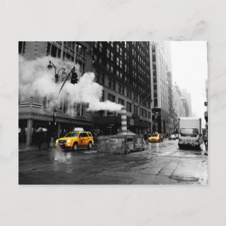 NYC Yellow Cab Postkarte