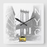 Nyc Yellow Taxi Brooklyn Bridge Pop