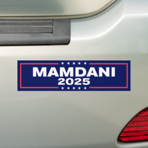 NYC Zohran Mamdani Bürgermeister 2025 Autoaufkleber