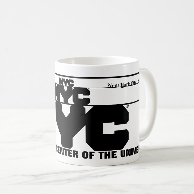 NYCCOU 3NYC Mug (Devant droit)