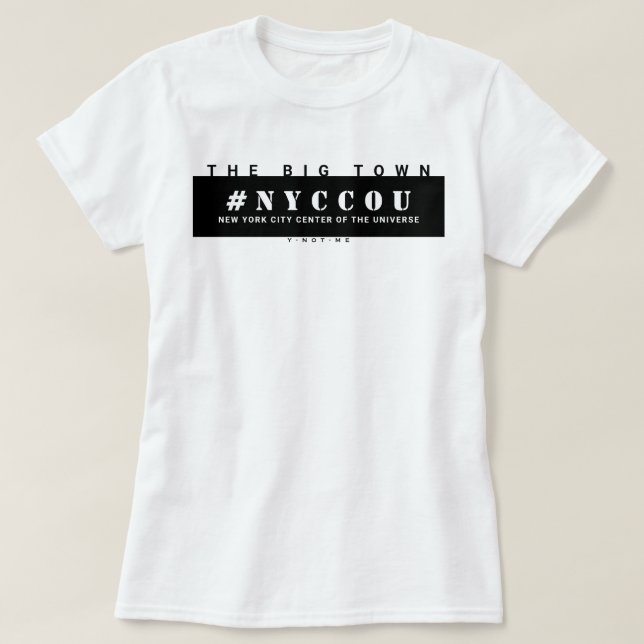 NYCCOU #NYCCOU bl T - Shirt (Design vorne)