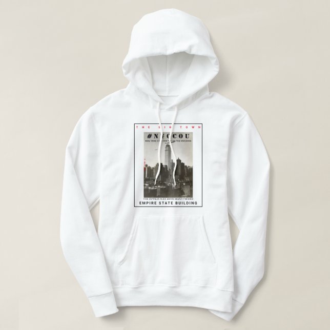 NYCCOU #NYCCOU EMPIRE STATE4a Hoodie (Design vorne)