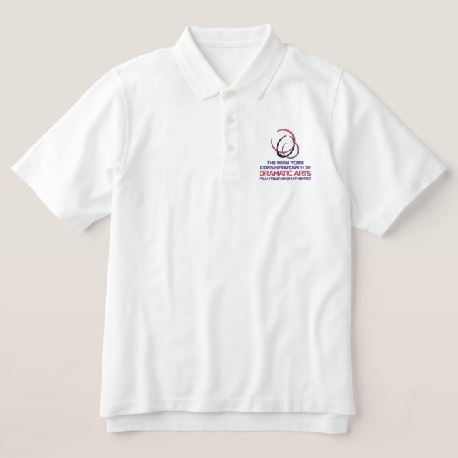 NYCDA White Polo Men (Design Vorderseite)