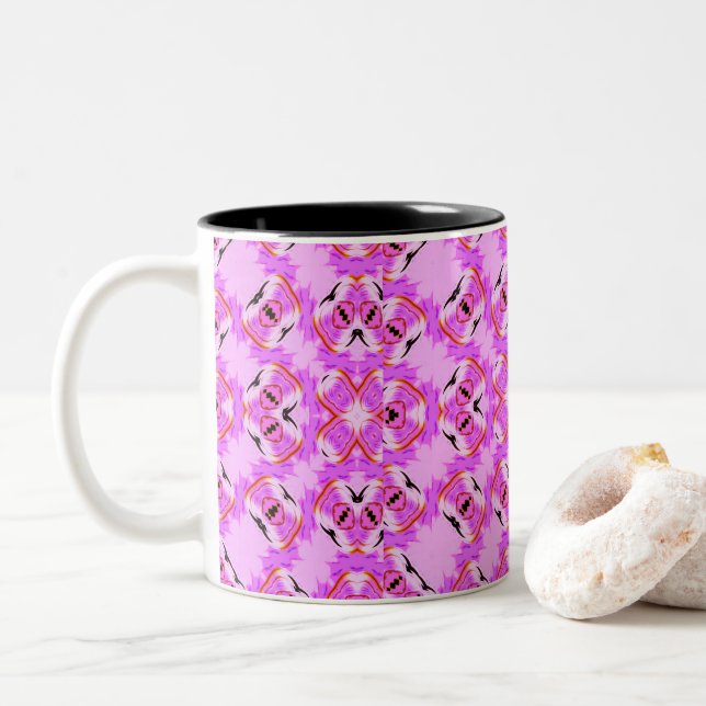 NYCHorizon Zweifarbige Tasse (Mit Donut)