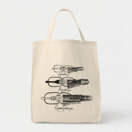 Nyckelharpa Einkaufstüte Tragetasche