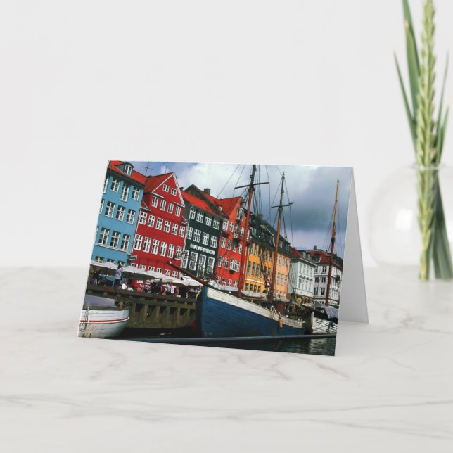 Nyhavn Copenhagen Foto Colette Karte (Vorderseite)