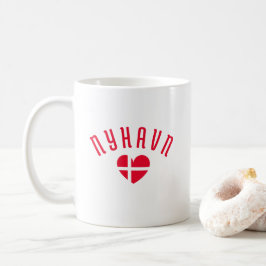 NYHAVN Dänemark Herz Kaffeetasse