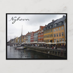 nyhavn denmark farben postkarte