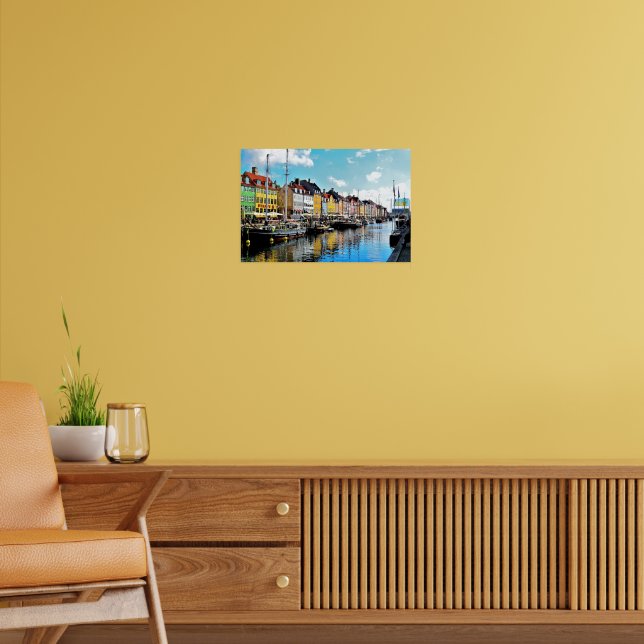 Nyhavn-Distrikt, Dänemark, Poster (Wohnzimmer 2)