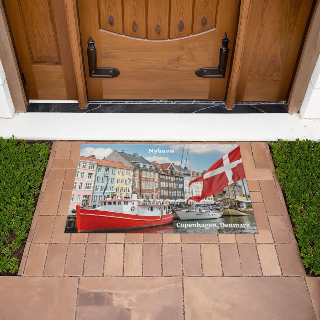 Nyhavn Kopenhagen Dänemark Fußmatte (Außenbereich)