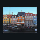 Nyhavn Kopenhagen Dänemark Postkarte<br><div class="desc">Hallo ! Hoffe,  dass dir dieses Foto,  das ich genommen habe! Füge deinen eigenen Text hinzu und Karo meine Shops für mehr!</div>