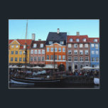 Nyhavn Kopenhagen Dänemark Postkarte<br><div class="desc">Hallo ! Hoffe,  dass dir dieses Foto,  das ich genommen habe! Füge deinen eigenen Text hinzu und Karo meine Shops für mehr!</div>
