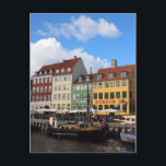 Nyhavn Kopenhagen Dänemark Postkarte<br><div class="desc">Hallo ! Hoffe,  dass dir dieses Foto,  das ich genommen habe! Füge deinen eigenen Text hinzu und Karo meine Shops für mehr!</div>