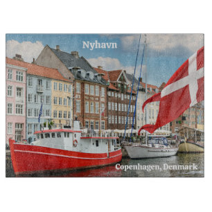 Nyhavn Kopenhagen Dänemark Schneidebrett