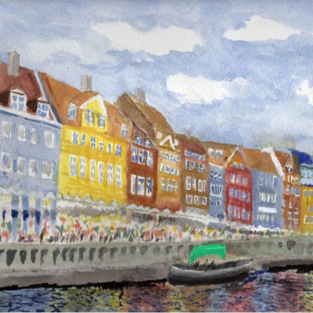 Nyhavn, Kopenhagen Leinwanddruck (Von Creator hochgeladen)