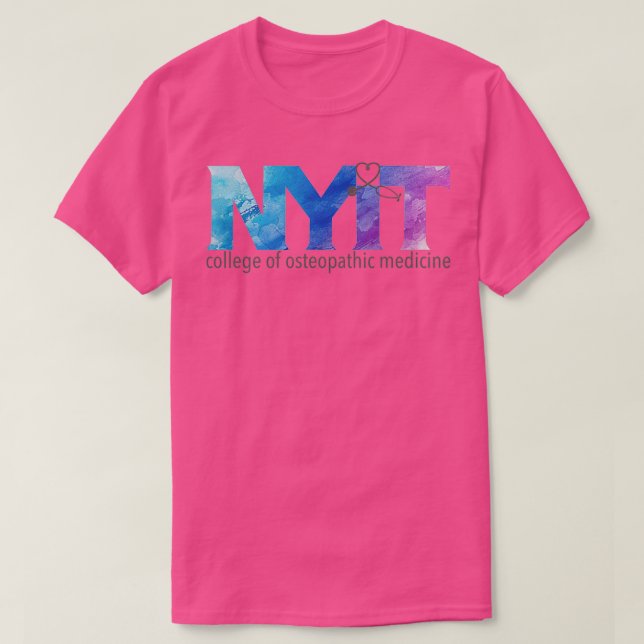 NYITCOM BluePurple Watercolor T-Shirt (Design vorne)
