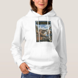 Nylo of Maradon women's hooded sweatshirt