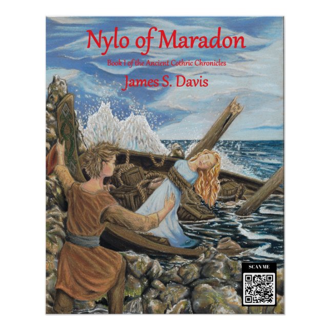 Nylo von Maradon Poster. Kunst von Emily Stoll. Poster (Vorderseite)