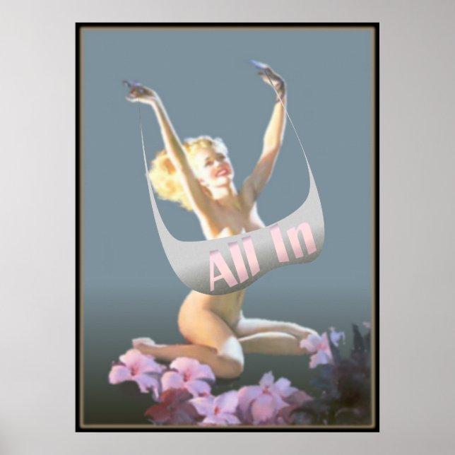 nymph2 basierend auf Pastel von Earl Moran Poster (Vorne)