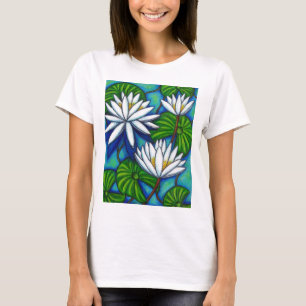 Nymphaea-Blau-T - Shirt