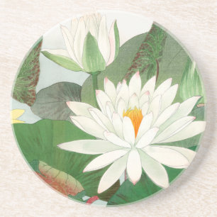 Nymphaea lotus, japanischer Holzschnitt, 1917 Getränkeuntersetzer