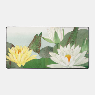 Nymphaea lotus, japanischer Holzschnitt, 1917 Schreibtischunterlage