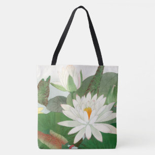 Nymphaea lotus, japanischer Holzschnitt, 1917 Tasche