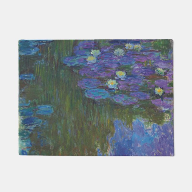 Nymphéas en fleur | 1914-17 fußmatte (Vorderseite)