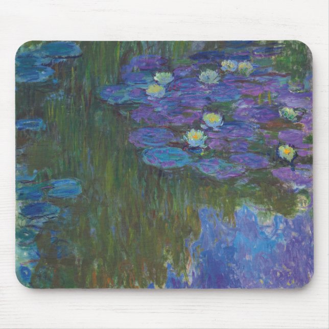 Nymphéas en fleur | 1914-17 mousepad (Vorne)