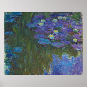Nymphéas en fleur   1914-17 poster