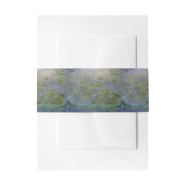 Nympheas (Wasserlilien) Claude Monet Einladungsbanderole