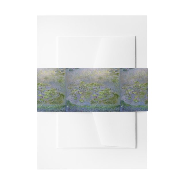 Nympheas (Wasserlilien) Claude Monet Einladungsbanderole (Vorderseite Beispiel)