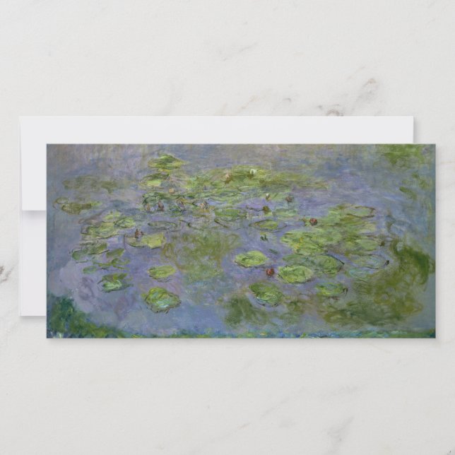 Nympheas (Wasserlilien) von Claude Monet (Vorderseite)