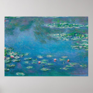 Nymphéas - Water Lilies von Claude Monet Poster