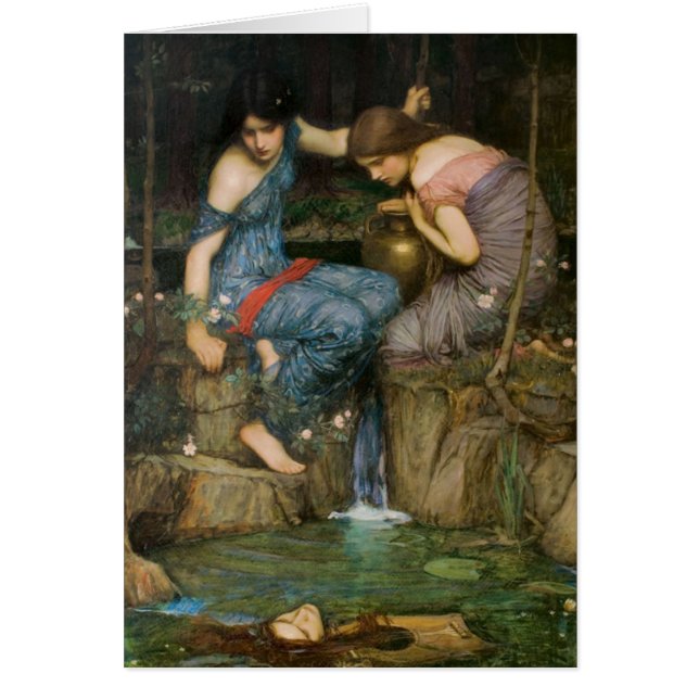 Nymphen, die den Kopf von Orpheus finden (Vorne)