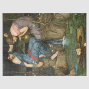 Nymphen finden Sie den Leiter von Orpheus Decoupag Seidenpapier