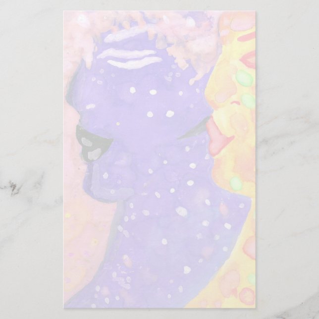 Nymphen Folk Art von AnyaC Briefpapier (Vorderseite)