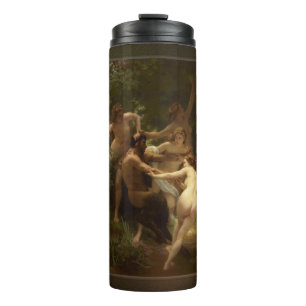 Nymphen und Satyr von William-Adolphe Bouguereau Thermosbecher