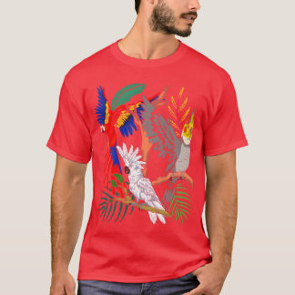 Nymphensittich Kakadu Vogel Tier Geschenk Papagei  T-Shirt