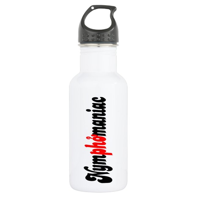 Nymphomanin Trinkflasche (Vorderseite)