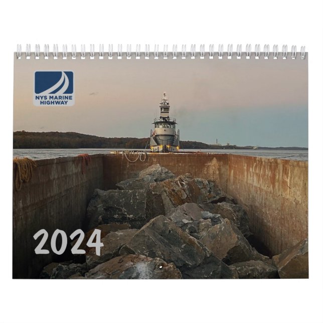 NYS Marine Highway - Tugs at Work 2024 Calendrier (Protection)