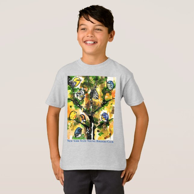 NYS Young Vogelbeobachters Club T - Shirt (Kinder) (Vorne ganz)