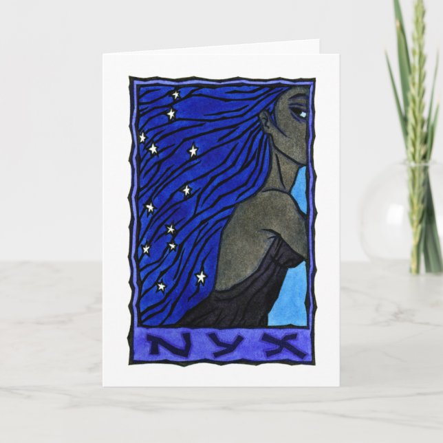 Nyx Greeting Card Karte (Vorderseite)