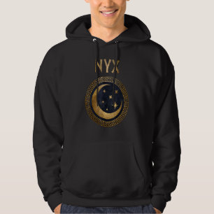 Nyx griechische Göttin des nächtlichen antiken Sym Hoodie