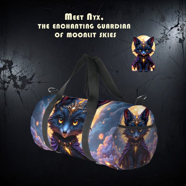Nyx – Wächter des Mondlichts.  Duffle Bag (Von Creator hochgeladen)