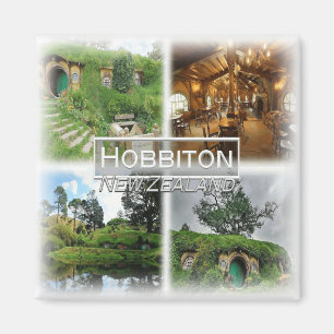 NZ0021 Ozeanien, Neuseeland, Hobbiton, Kühlschrank Magnet