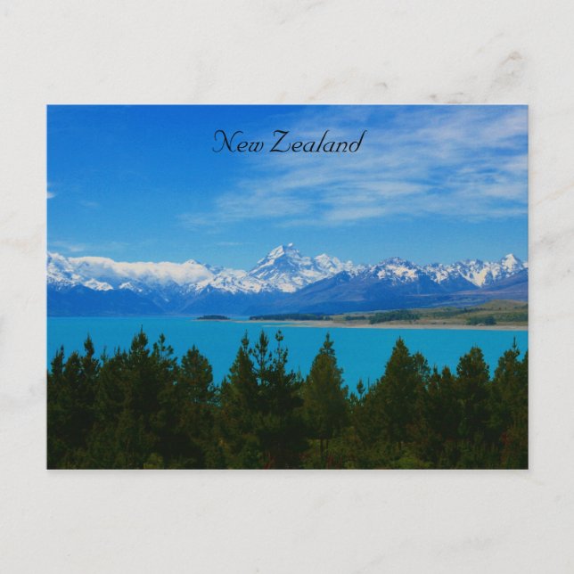 Nz-Landschaft Postkarte (Vorderseite)
