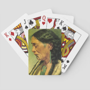 NZ Maori Leader Chieftaine Art Spielkarten